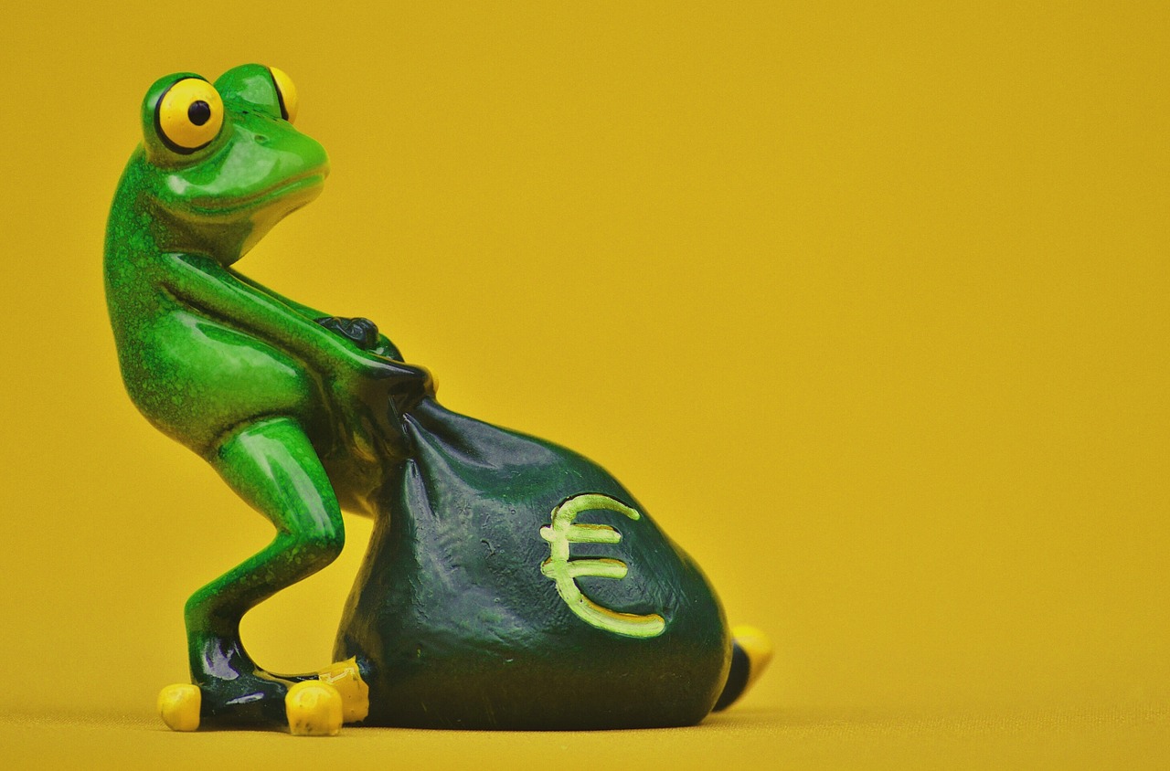 frog, money, euro